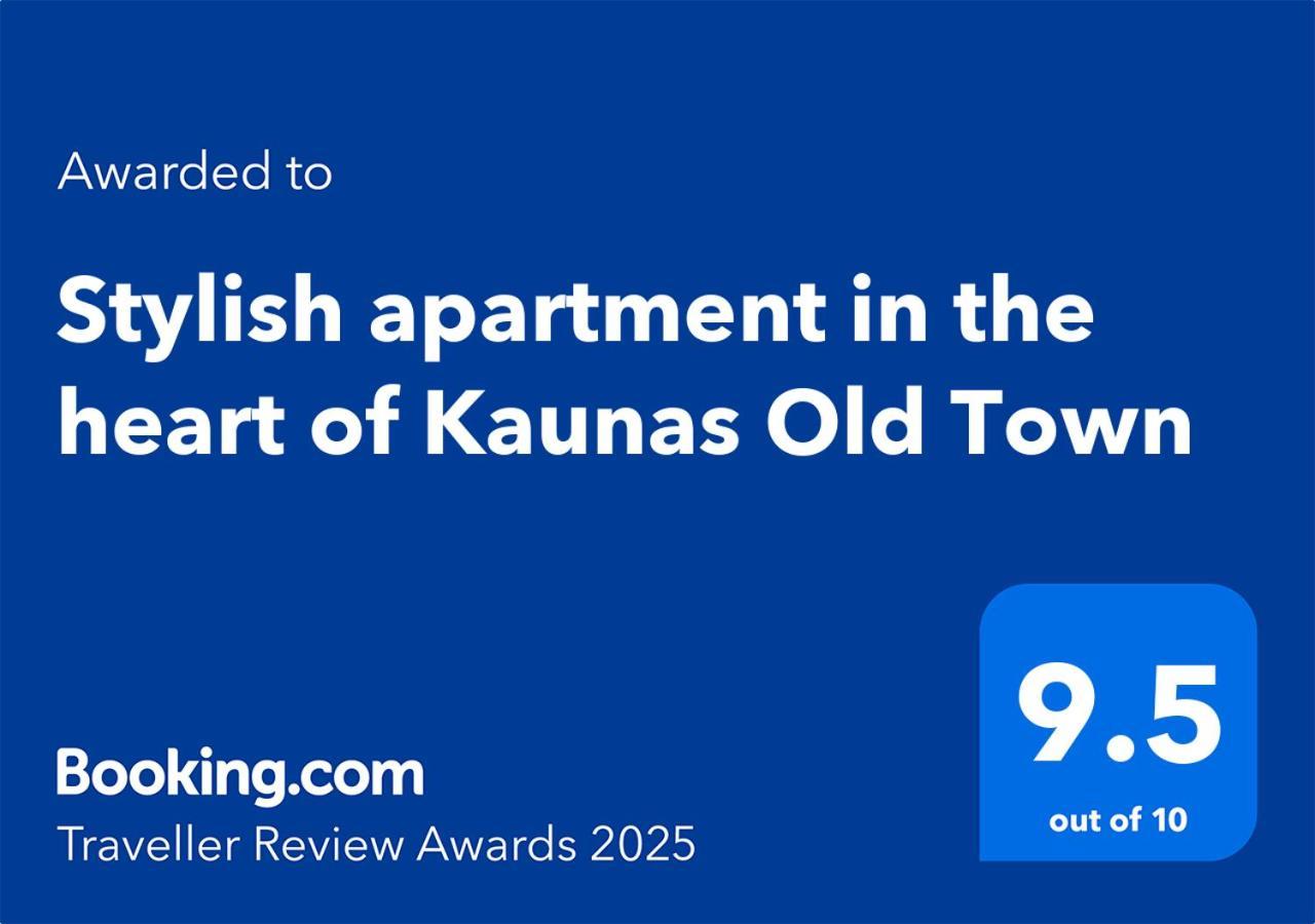 Stylish Apartment In The Heart Of Kaunas Old Town Bagian luar foto